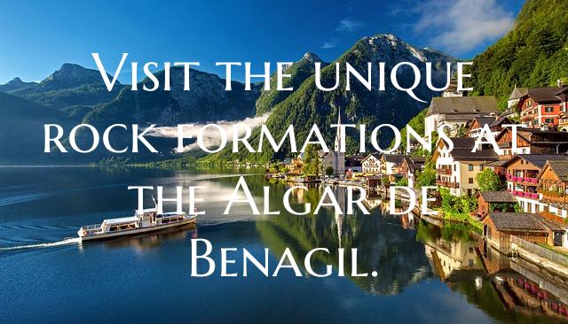 Visit the unique rock formations at the Algar de B...